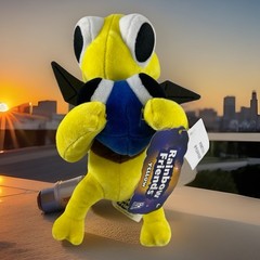 YELLOW 🌈 Rainbow Friends 🌈 8” Plush Toy Holding Blue Roy & Charles 🌈 NEW