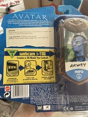 2009 JAMES CAMERON AVATAR 4-1/4” ACTION FIGURE AKWEY WEBCAM i-TAG NEW