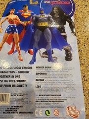 DC Direct ReActivated Series 1 Superman Action Figure & a Superman comfy blanket