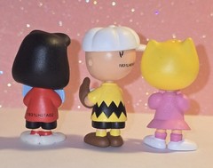 Just Play Peanuts Gang Figure Marcy, Charlie Brown, Sally