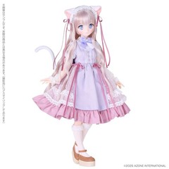 Azone Dreamin Mebae A Gift From M.k Black White Cat 22.5cm/8.8In 1/6 Full Set