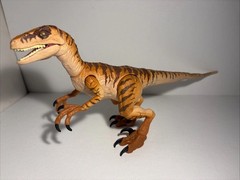 Jurassic Park Lost World Amber Collection Tiger Velociraptor Mattel Fodder 1/12