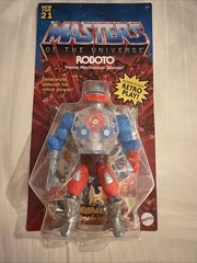 MASTERS OF THE UNIVERSE ORIGINS ROBOTO AND COMIC ROBOTO UNPUNCHED CARD NEW
