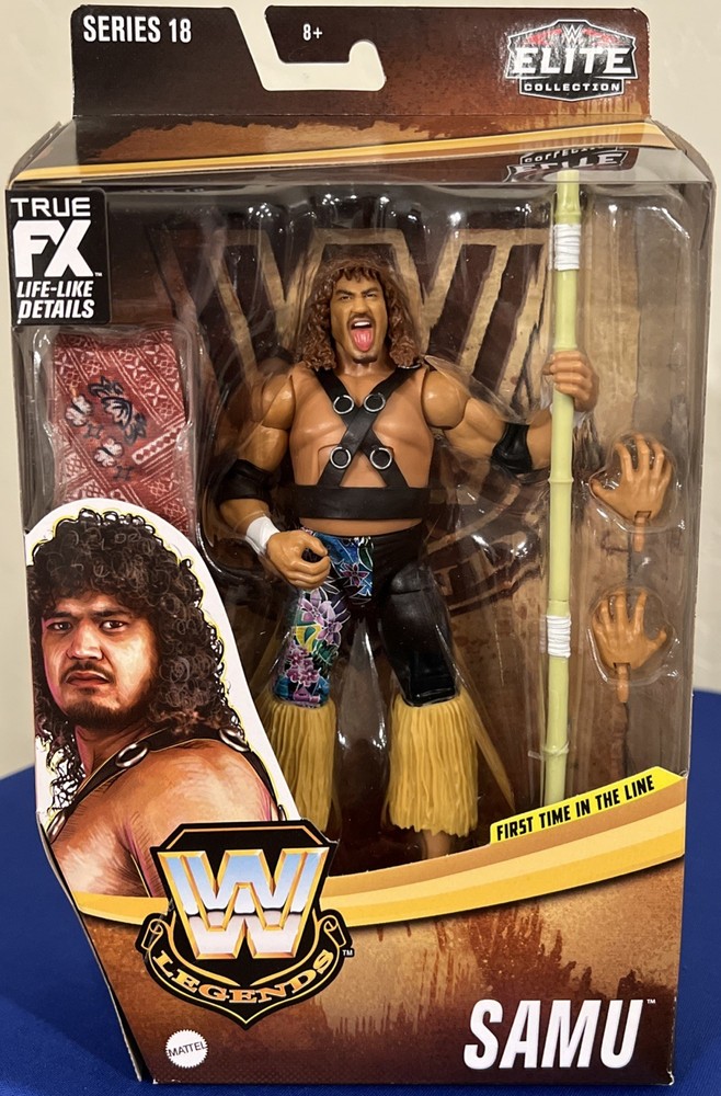 WWE Elite Collection Legends Series 18 SAMU Chase Variant Mattel 2022 Target