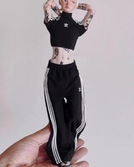 1/6 fashion top wide leg pants for 12″ female figure phicen Hot Toys ❶USA❶