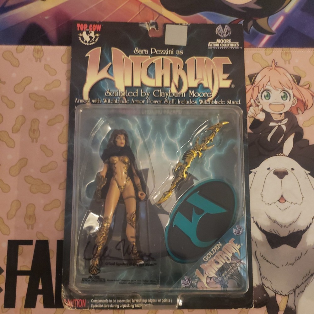 Witchblade Series 1 Brand New Clayburn Moore Signed 1998 Top Cow Action Figure