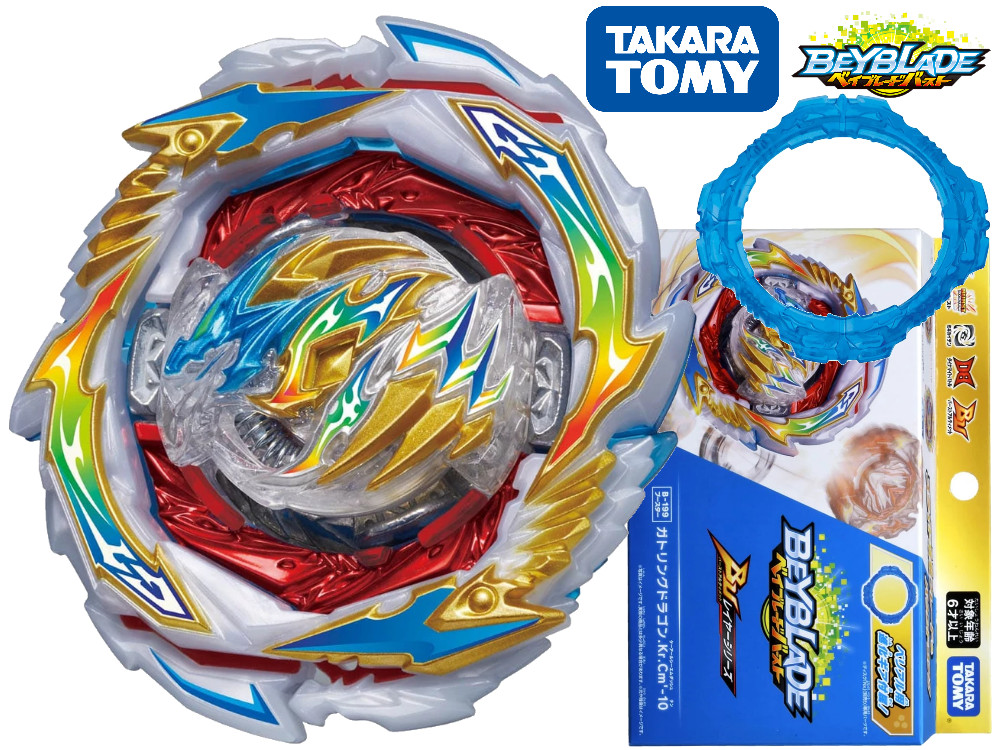 Takara Tomy B-199 Gatling Dragon Karma Charge’-10 Beyblade Burst BU