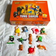3 pcs Italian Brainrot Mystery Bags Action Figures Tralalero Tralala Tung Tung