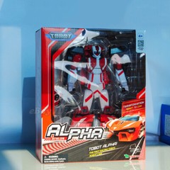 Tobot V Alpha Plus Mini Vehicle Transforming Robot Sports Car Action Figure Toy