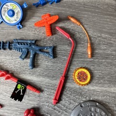 Teenage Mutant Ninja Turtles TMNT Weapons Accessories Lot Vintage 1980s 1990s