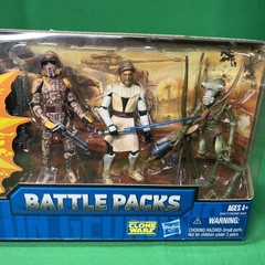 STAR WARS THE CLONE WARS “ASSAULT ON GEONOSIS” BATTLE PACK SEALED 2011