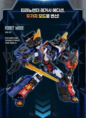 Miniforce TYRANNO THUNDER Legacy Edition+REX KAISER Black Transformer Robot 2026