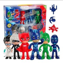 PJ Masks Collectible 6-Piece Figure Set, Kids Toys for Ages 3 Up FREE SHIPPING
