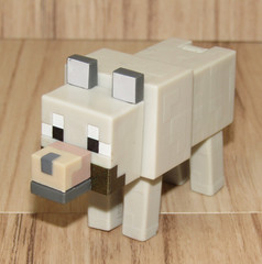 Minecraft Dennis the Wolf 3.5″ Loose Action Figure Dog by Mattel 2020
