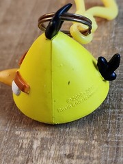 Angry Birds Lot Of 4 Vinyl PVC Plastic Figures. Keychain
