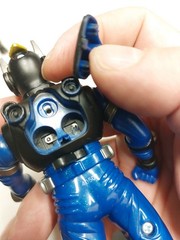 Karmen Rider BLUE KNIGHT and RED FIGURE As Shown R42 6 Inch Lot Of 2