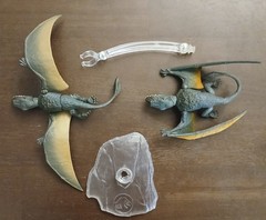 Jurassic World Amber Collection Lot (Velociraptor/Tyrannosaurus/Dilophosaurus)