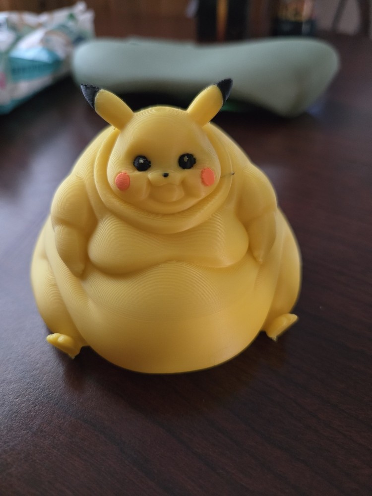 3D Printed “Chonk-a-Chu” Chonky Fan Art