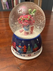 2017 Trolls Holiday Christmas Glitter Snow Globe