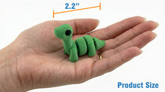 Articulated Brontosaurus Toy 2.2″ USA Made, Dino Fidget