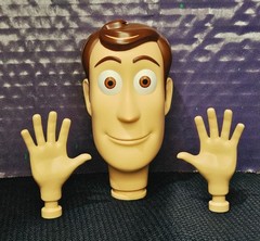 Toy Story Movie Accurate Woody Head Mode With Hands Prop Replica Screen Accurate