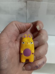 HASBRO SERIES THE LOST KITTIES CAT FIGURE KITTEN CAT MINI YELLOW TOY PVC 2018!!!