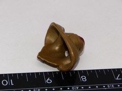 Fisher Price Imaginext Castle Knight Gold Armor Helmet Part Figure Red