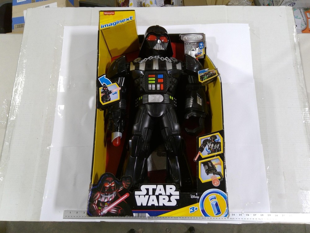 Star Wars Imaginext Darth Vader-Bot Figure 27in Fisher-Price Toy Black New