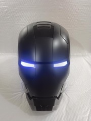 Iron Man Full Black MK5 Helmet Autoking Electronic Voice Activated Cosplay Mask