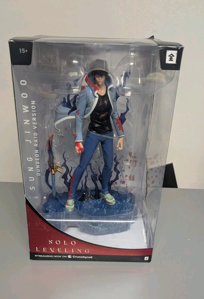 Solo Leveling Sung Jinwoo Dungeon Raid Version Figure 9″ Tall PVC 2025 Jazwares