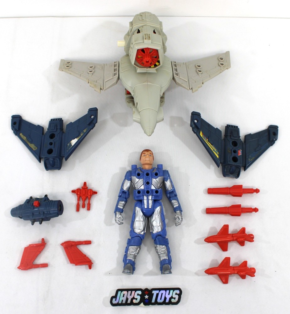 Vintage 1986 Kenner Centurions Skybolt w/ Ace McCloud 99% Complete