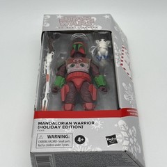 STAR WARS The Black Series Mandalorian Warrior Holiday Edition New In Box