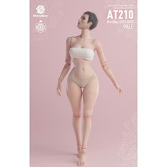 Worldbox AT210 1/6 Female Body Bee Waist Version AT218 White Muscle Version Gift