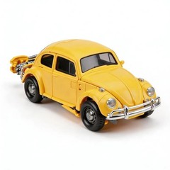 18cm 7.1in Transforming Beetle Car Robot Action Figure Articulated NEW Boxed USA
