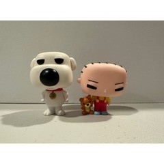 Funko Pop Family Guy Brian Griffin 32 Stewie 34 Rupert Lot Vaulted Loose