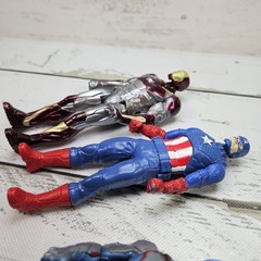 Marvel Avengers Lot Of 6 6″ Basic Action Figures Modern Adjustable Hasbro Hulk