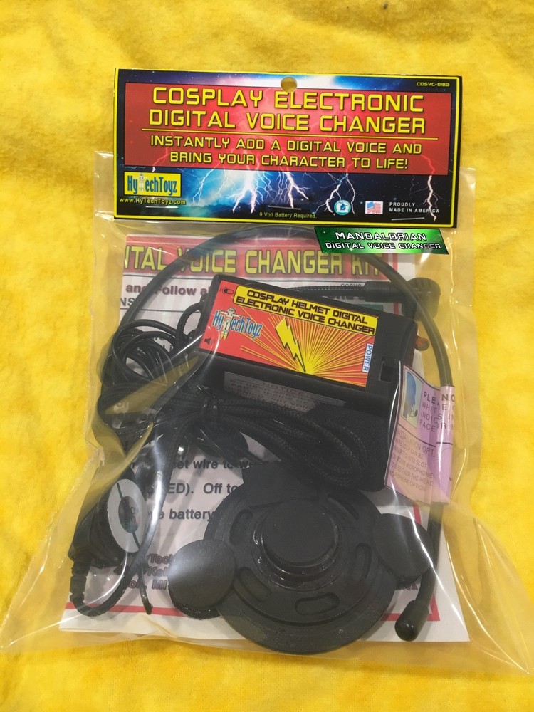 MANDALORIAN BOBA FETT HELMET VOICE CHANGER COSPLAY SET WITH SPEAKER & MICROPHONE