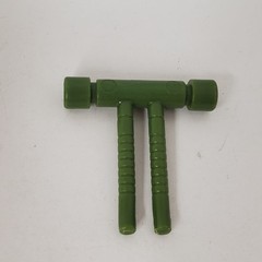1989 TMNT Crazy Artillery Trash Can Double Barreled Plunger Retrocatapult Parts