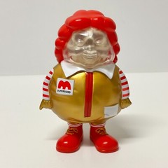 Ron English Metallic Gold Skull X-Ray MC Supersized Sofubi Figure by Secret Base