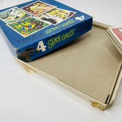 Complete Whitman Space Ghost Frame Tray Puzzles Box Set 4 Hanna Barbera Vintage