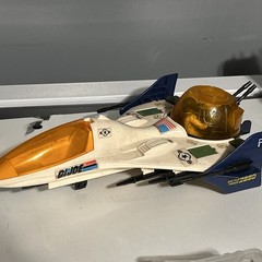 GI JOE 1987 Battle Force 2000 Vector Jet w/ Pilot Maverick