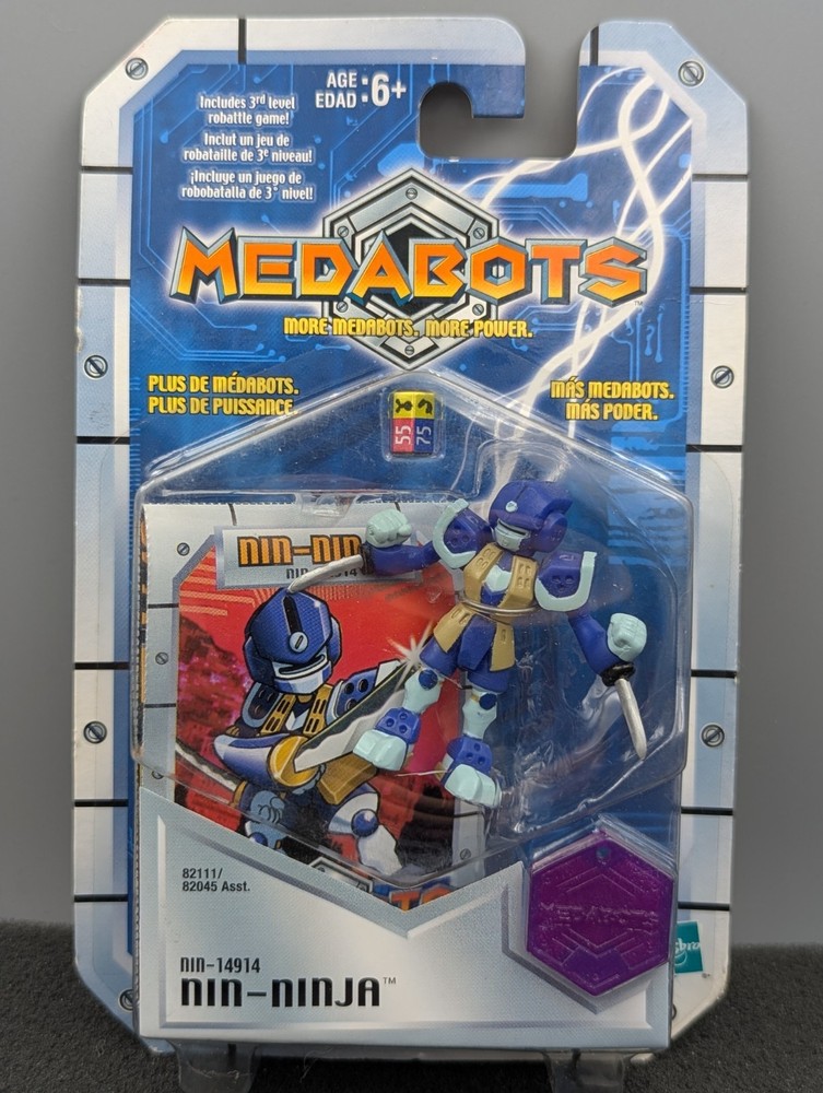 READ Medabots Nin-Ninja 2.5 Inch 2001 Takara Hasbro 2.5 Sealed NIN-14914 RARE