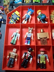 R0BL0X Figures Mixed Lot of Figurines Toys With Case & Accessories