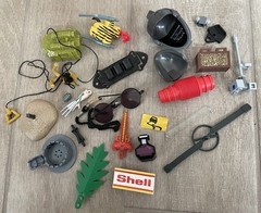 Vintage Action Figures Accessories Lot Weapons Missiles 90s 80s