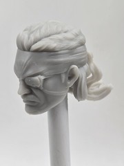 3d Printed SOLID SNAKE EYEPATCH HEAD 1:12 6″ G.I. Classified Marvel Legends