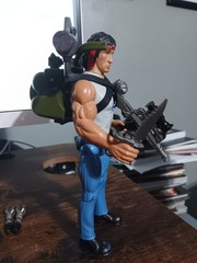 Fire Power RAMBO The Force of Freedom Action Figure Coleco 1986 VINTAGE