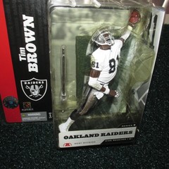 McFarlane 2004 Tim Brown Oakland Raiders series 8 (rookie piece) variant/Chase