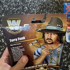 WWE Wrestling Elite Collection Legends Series 27 Terry Funk Box Damage See Pics