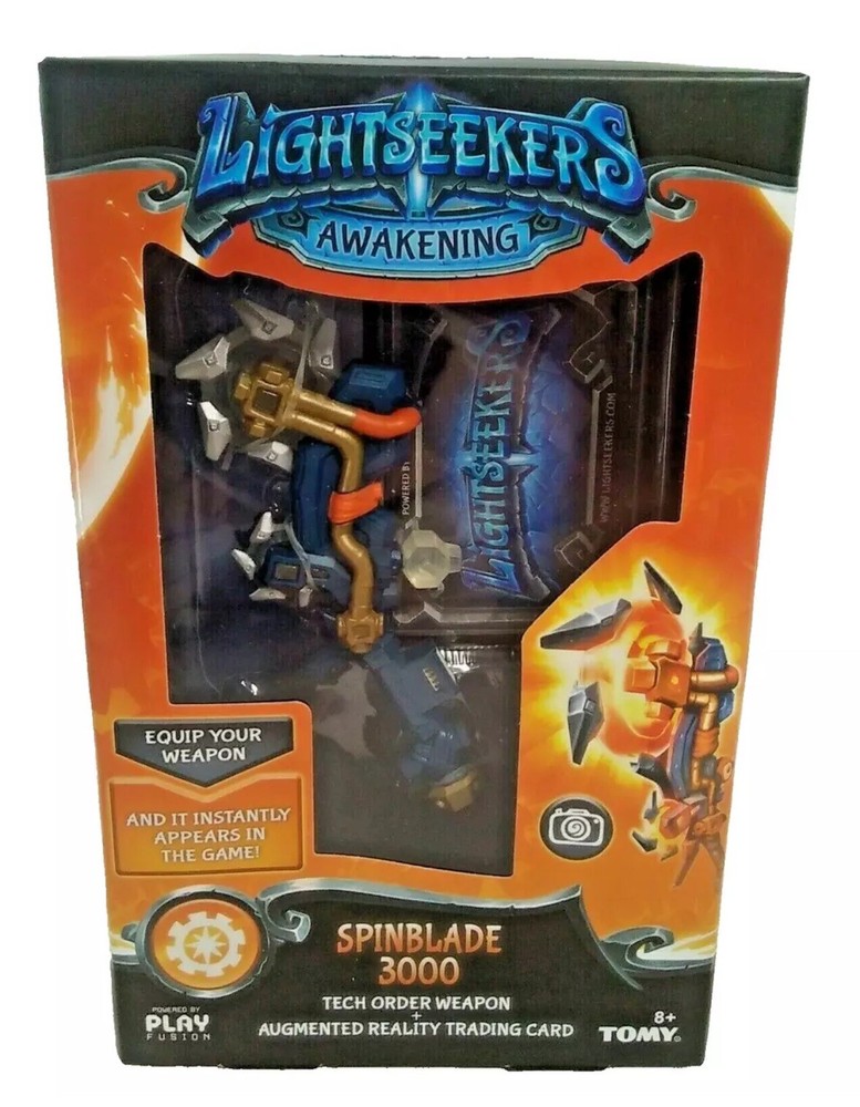 TOMY Lightseekers Awakening Weapon Pack and AR Trading Card Spinblade 3000 |🚛💨