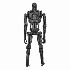 Terminator Salvation Movie T-800 Endoskeleton 3.75” Action Figure Toy Playmates